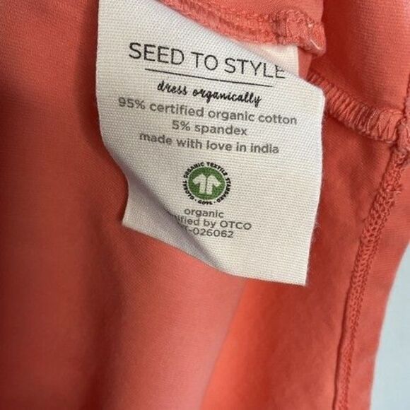 Seed to Style Ombre Print Long Sleeve T-Shirt Top Women Size Small Sunset - Picture 4 of 11